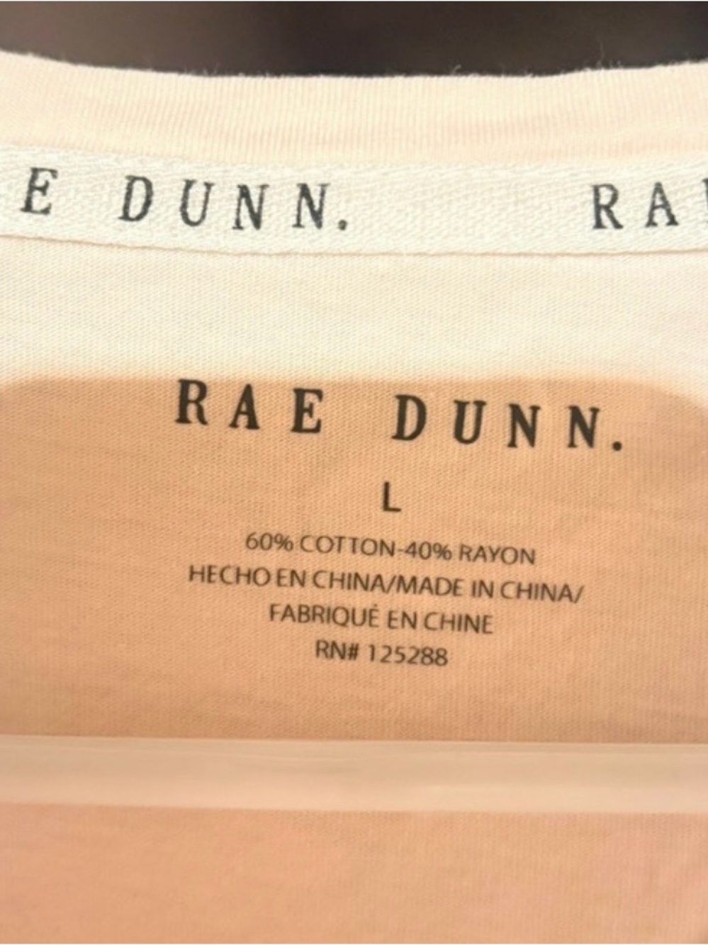 Rae Dunn NWOT “NEED COFFEE “tee size L - Picture 4 of 6